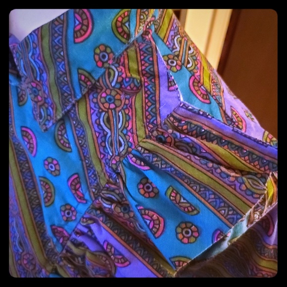 Vintage Cameo Rose Wrap Blouse - Picture 3 of 8